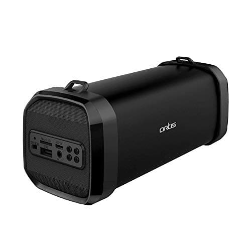 (Renewed) Artis BT90 Wireless Portable Bluetooth Speaker with USB/Micro SD Card/FM/AUX in (Black)