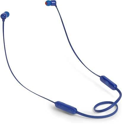 (Renewed) JBL T110BT Bluetooth Headset (Blue)