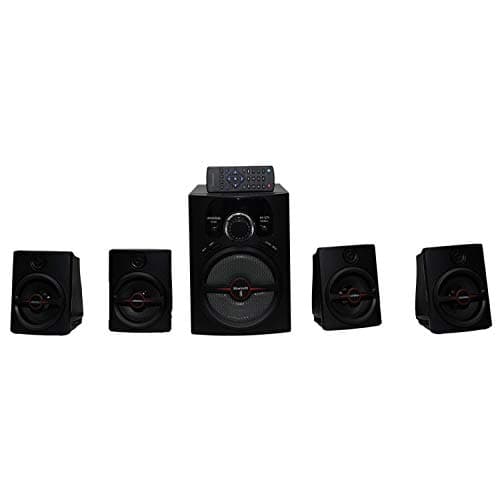 Universal HT-1274 105 Watt 4.1 Channel Wireless Bluetooth Multimedia Speaker (Black)