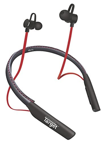 Target BH-14 Bluetooth Wireless Earphones Neckband with mic - 30 Hours Playback time sweetproof