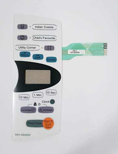 Able Microwave Oven Membrane Keypad Model No : MH-3948 WB