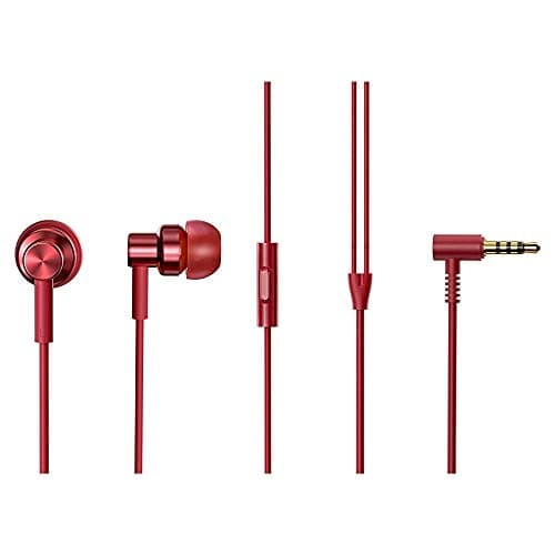 (Renewed) Redmi YDJC02WM-cr Wired Earphone with Mic (Red)