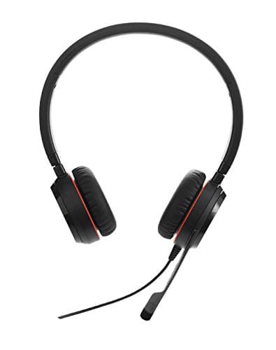 Jabra Evolve 20SE UC Stereo, Professional Wired On Ear Headset with Mic Great Sound &amp; Easy Call Management