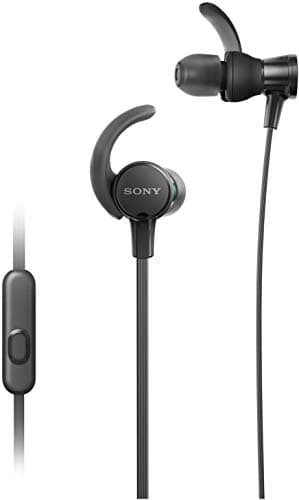 (Renewed) Sony Extra Bass MDR-XB510AS in-Ear Sports Headphones with Mic (Black)