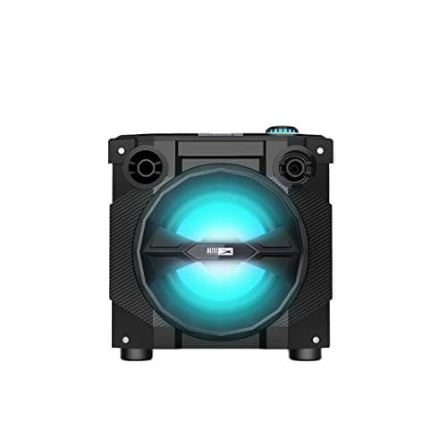 Altec Lansing AL-DJ-01 Bluetooth Multimedia DJ Speaker Equipped with Microphone, USB Port, AUX and LED Display Lights (Black)