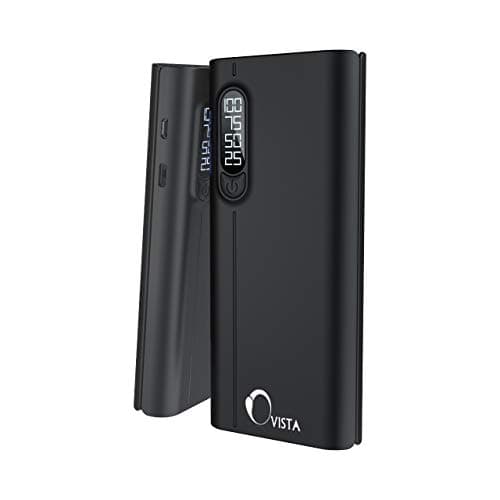 Ovista OV-112 10000mAH Lithium ion Power Bank with Micro USB and Type -C Charging Support (Black)