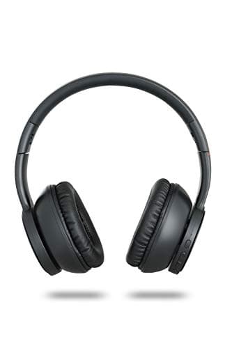 LUMIFORD Longdrive-HD90 Wireless over ear Bluetooth Headphone with 40mm Drivers, Bass booster Button, Foldable Design, FM Radio, Built-in Mic(black)