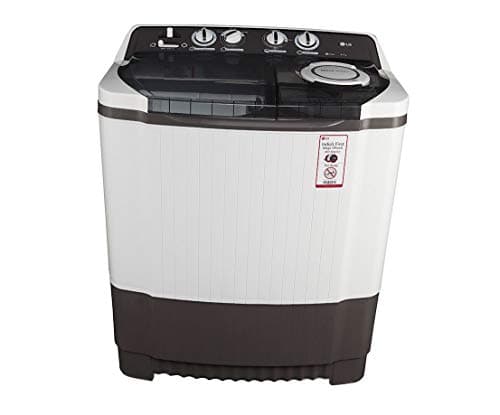LG 8.0 kg Semi-Automatic Top Loading Washing Machine (P9039R3SM, Dark Grey)