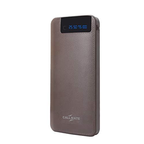 Call Mate RCM6 20000mAh Li-ion 3 USB Port Power Bank with Fast Charging &amp; Compact Size (Brown)