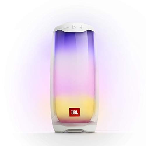 (Renewed) JBL Pulse 4 Wireless Bluetooth Portable Speaker (White)