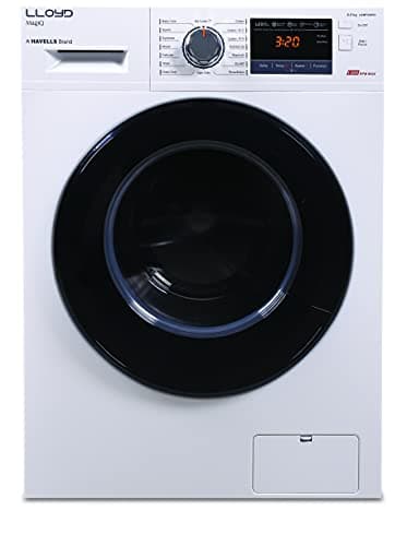 Lloyd 6 Kg Fully automatic Front Load Washing Machine (LWMF60WX1, White, 90° Self Clean)