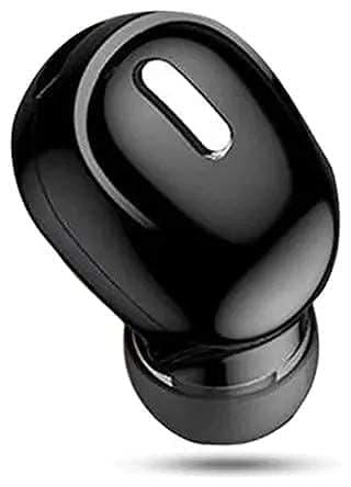 Jinzo Universal Latest Classic Single in-Ear Headset Truly Wireless Earbud Bluetooth with Mic for Business/Office/Driving -Random Color (X-9)