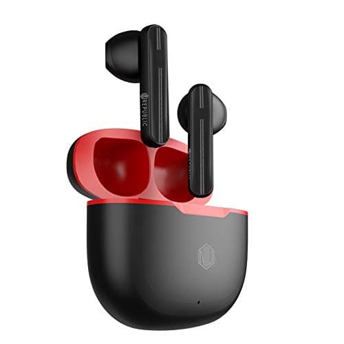 Nu Republic Rush X5 True Wireless Earbuds (TWS) BT V5.0, Upto 20Hrs Play Time, Compact Charging Case with Type C Cable, Touch Controls, Voice Assistan