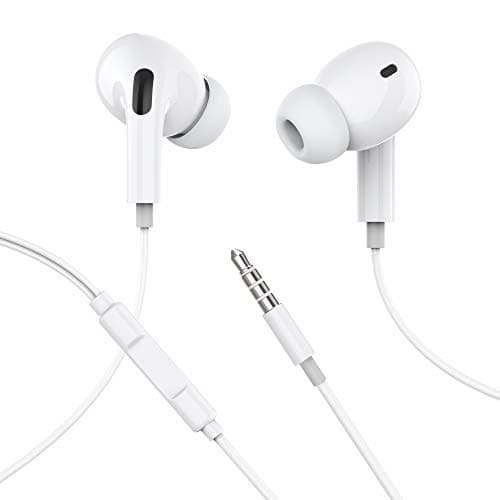 U & I Sunday Series - Strong Bass Earphones Wired Headset (White, Wired in The Ear)