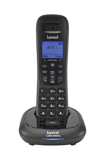 Beetel X91 Cordless 2.4GhZ Landline Phone with Caller ID Display, 2-Way Speaker Phone, Stores 100 Contacts, Event Reminder, Upto 8Hrs of Talktime &amp