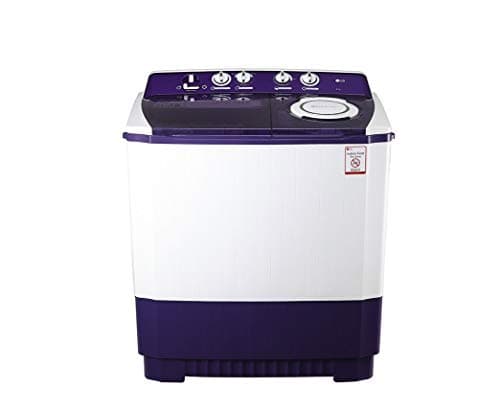 LG 9.5 kg Semi-Automatic Top Loading Washing Machine (P1565R3SA, Purple, Wind Jet Dry)
