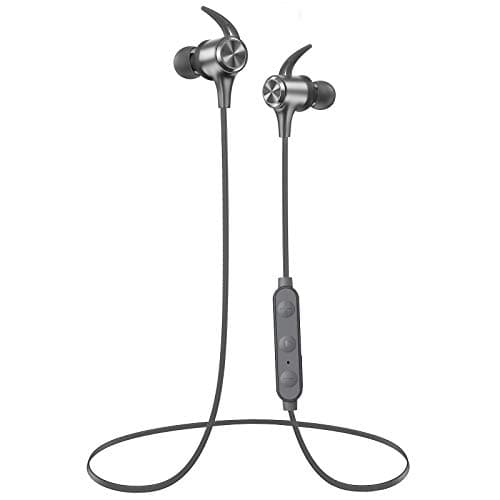 Boltune Bluetooth Headphones, 16 Hours Playtime IPX7 Waterproof Bluetooth V5.0 Wireless Headphones, Sports Earbuds for Running with Magnetic Connectio