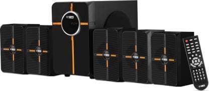 Altec Lansing AL-3002C Multimedia Bluetooth Home Theatre System Supporting Bluetooth,USB,FM Radio & Remote Control(Black, Grey, Orange, 5.1 Channe