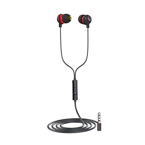 Infinity (JBL) Zip 20, Deep Bass Wired Earphones with Mic (Black &amp; Red)