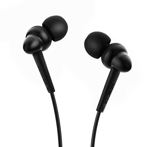 SENCER S410 Extra Bass Metal in Ear Earphones with Mic (Classic Black)