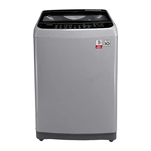 LG 6.5 Kg Inverter Fully-Automatic Top Loading Washing Machine (T7577NDDLJ, Middle Free Silver)