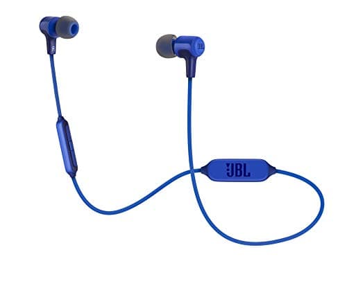 (Renewed) JBL E25BT Signature Sound Wireless in-Ear Headphones with Mic (Blue)