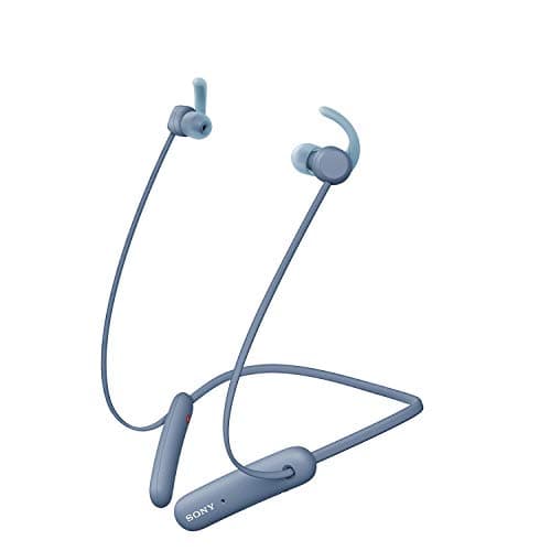 (Renewed) Sony WI-SP510 Wireless Bluetooth In Ear Neckband Headphones with Mic (Blue)