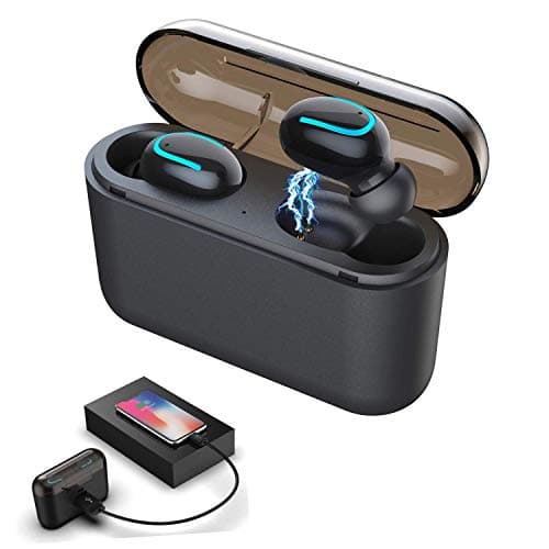 Vaburs HBQ-Q32TWS Upgrade Wireless Earbuds Bluetooth V5.0 Headphones, IPX5 Waterproof in-Ear Wireless Charging Case TWS Noise Canceling Handsfree Bass