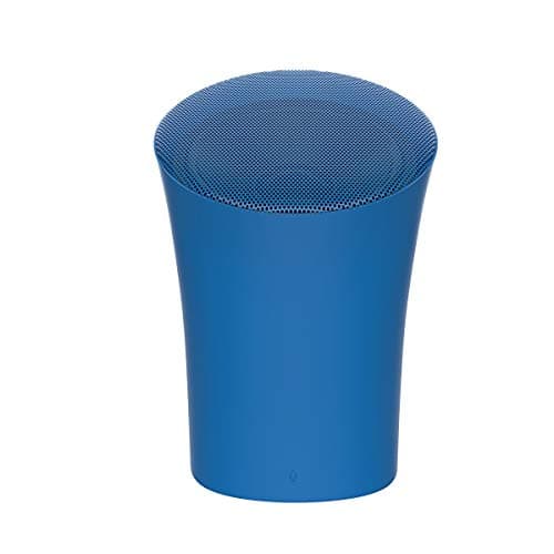 Portronics SoundPot 3W Bluetooth 4.1 Portable Stereo Speaker with Micro USB to USB/3.5mm Audio Cable and Aux in, 600mAh Battery (Blue)