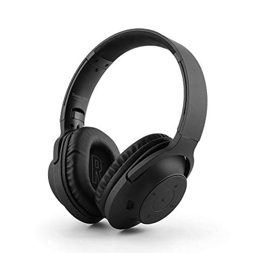 Ant Audio Treble 1000 Over Ear Powerful Bass Wireless Bluetooth Headphones with Mic (Black)