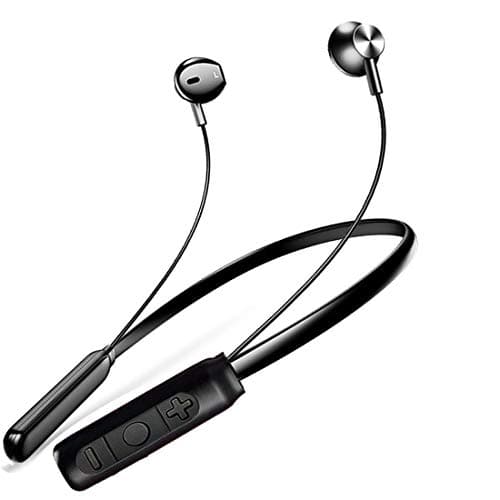 (Renewed) PTron Tangent Pro Headphone Neckband Stereo Earphone Bluetooth Headset with Mic (Gray/Black)