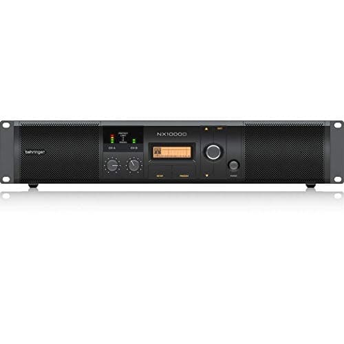 Behringer NX1000D Ultra-Lightweight 1000-Watt Class-D Power Amplifier with DSP Control and SmartSense Loudspeaker Impedance Compensation