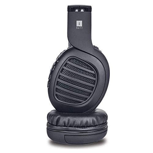 (Renewed) iBall Decibel Bluetooth 5.0 Headphone with SD/FM/Alexa Built-in (Black Edition)
