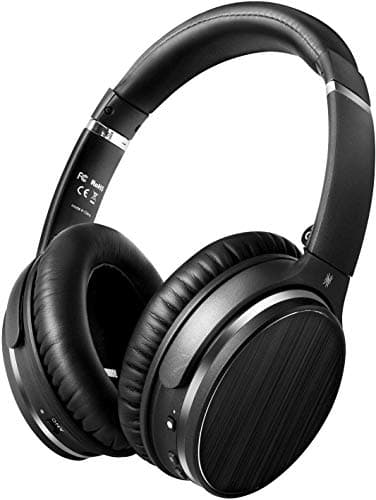 OneOdio Active Noise Canceling Bluetooth 4.1 Headphones with Mic, Wireless Wired Comfortable Foldable Stereo ANC Over Ear Headset for Airplane Travel