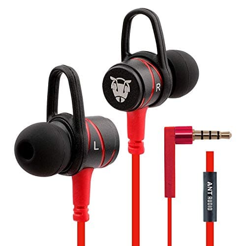 ANT AUDIO W56 Wired in Ear Earphone with Mic (Red)