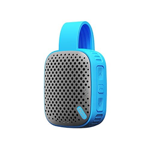 DOSS WB-10 Mini Outdoor IPX4 Waterproof Dustproof Portable Bluetooth Stereo Speaker with Traveler Hook and Built-in Mic (Blue)