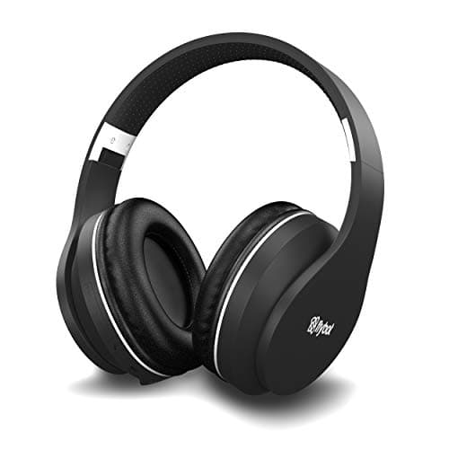 Flybot Rock Bluetooth Wireless Over Ear Headphone with Mic (Silver, Black)