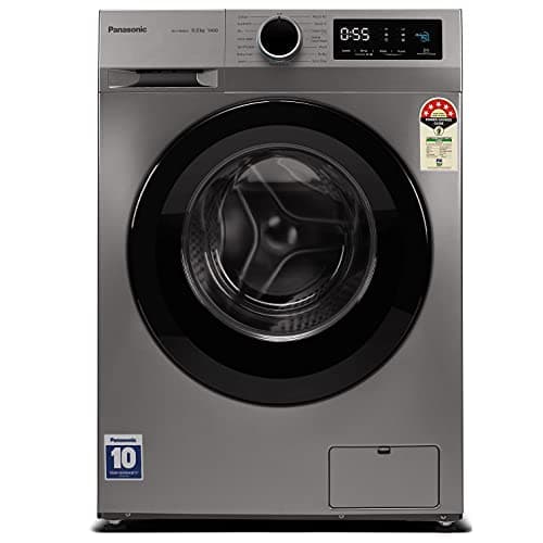 Panasonic 8 kg 5 Star Fully Automatic Front Loading Washing Machine (NA-148MB3L01, Grey)