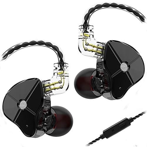 erjigo TRN-ST1 Hybrid Dual Drivers in Ear Monitors, 1DD+1BA HD Stereo Sound Sports Earbuds/Earphones/Headphones with Detachable Cable for Android, Win
