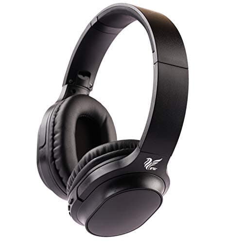 iAir BH10 Black Over-Ear Bluetooth Headphones with Mic