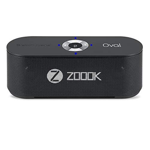 Zoook ZB-Oval 10 Watt Wireless Bluetooth Outdoor Speaker (Black)