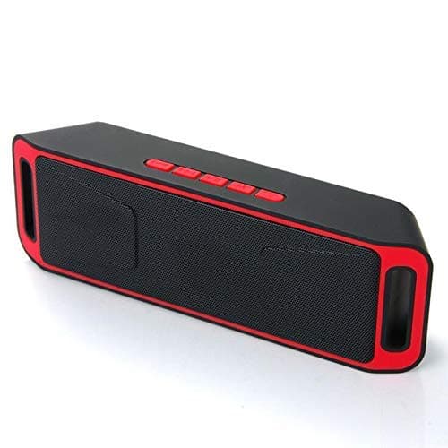 Gadgetza WE171 Wireless Bluetooth Speaker Heavy Sound System Deep Bass Supportable with Fm/Aux/SD Card/USB Card Compatible with All Devices (Assorted 