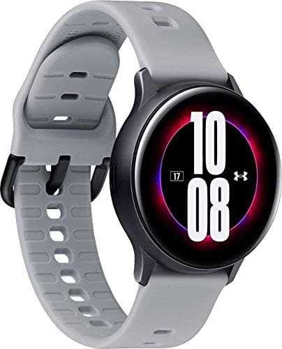 Samsung Galaxy Watch Active2 W/Enhanced Sleep Tracking Analysis, Auto Workout Tracking, and Pace Coaching (40mm, Under Armor Edition), Aqua Black - US Version with Warranty