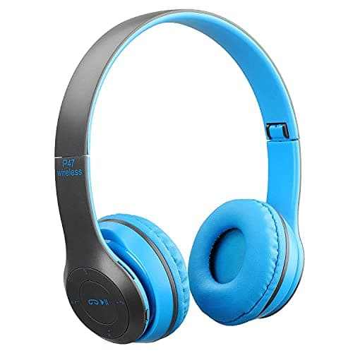 Glampanda P47 Bluetooth Wireless On Ear Headphones with Mic (Multicolour)
