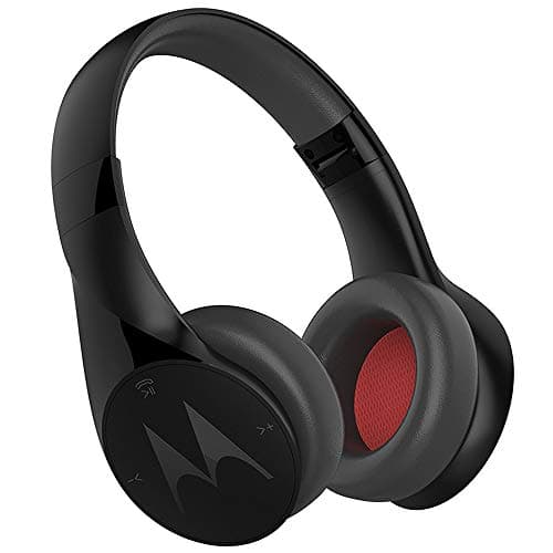 Motorola MT-SH012-BK Bluetooth Wireless Over Ear Headphones with Mic (Black)