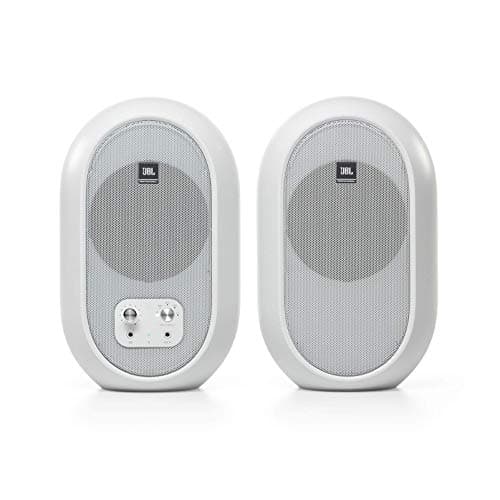 JBL Professional 1 Series 104-BT Compact Desktop Reference Monitors with Bluetooth, White