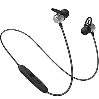 (Renewed) Bluetooth Headphones PTron Intunes Evo Bluetooth 5.0 in-Ear Sport Bluetooth Earphone Wireless Neckband with Mic (Grey/Black)
