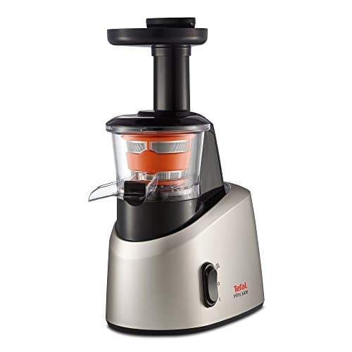 Tefal Stainless Steel and Plastic Infiny Zc255Bin Slow Juicer 200-Watt, Standard, Silver