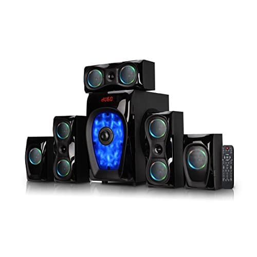 Artis MS 8877 5.1 Ch Wireless Multimedia Speaker System with FM/SD/aux/USB Bluetooth Home Audio Speaker (Black)
