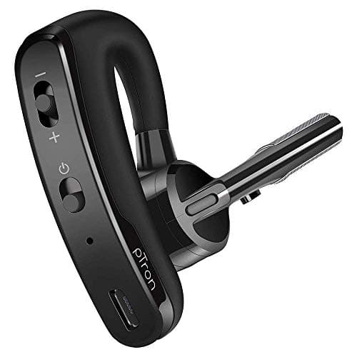 pTron Atom Rover Mono in-Ear Wireless Bluetooth Headphones with Mic - (Black)